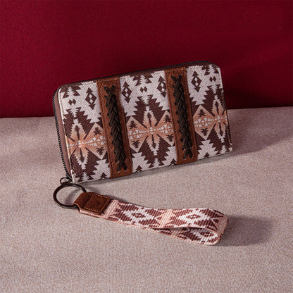 Bohemian Hand-carry Wallet Vintage Print