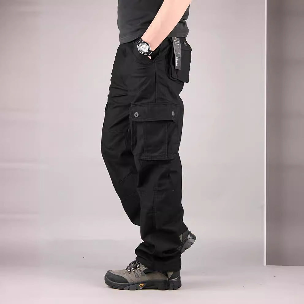 Multi-pocket Men's Loose Labor Protection Pants