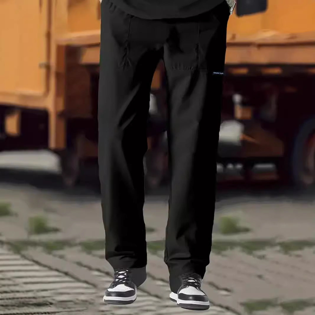 Simple Casual Fashion Straight Sports Pants