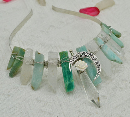 Handmade Crystal Crown Hair Accessories