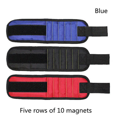 Fifteen Compartment Magnetic Wristband Tool Holder