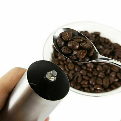 Portable Manual Coffee Grinder Stainless Steel Ceramic Burr