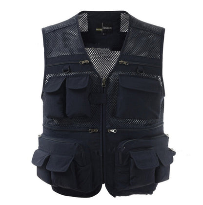 Multi-pocket Men's Professional Photography Vest