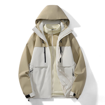 Men's And Women's Three-in-one Spring And Autumn Windproof