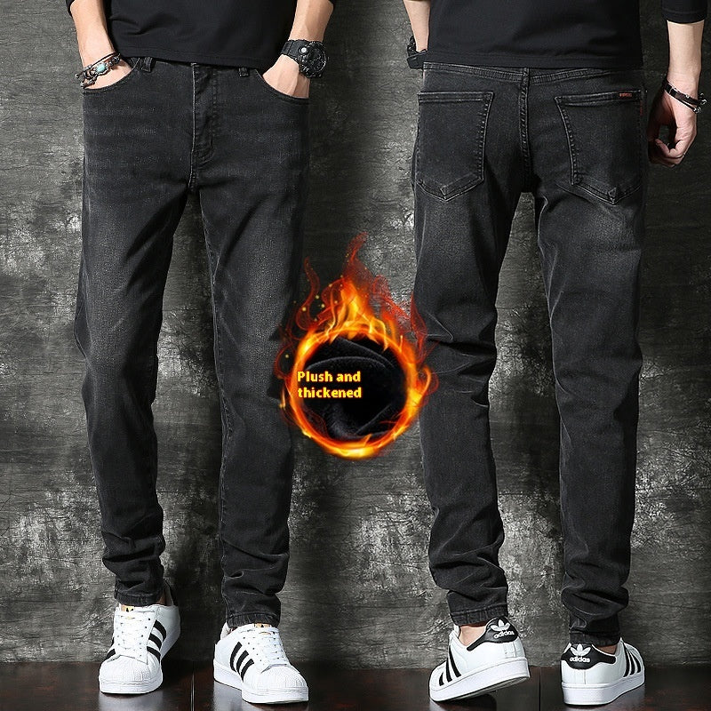 American Retro Heavy Fleece Padded Jeans