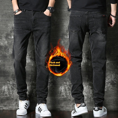 American Retro Heavy Fleece Padded Jeans