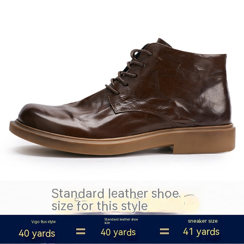 Short Business Casual High-top Martin Boots