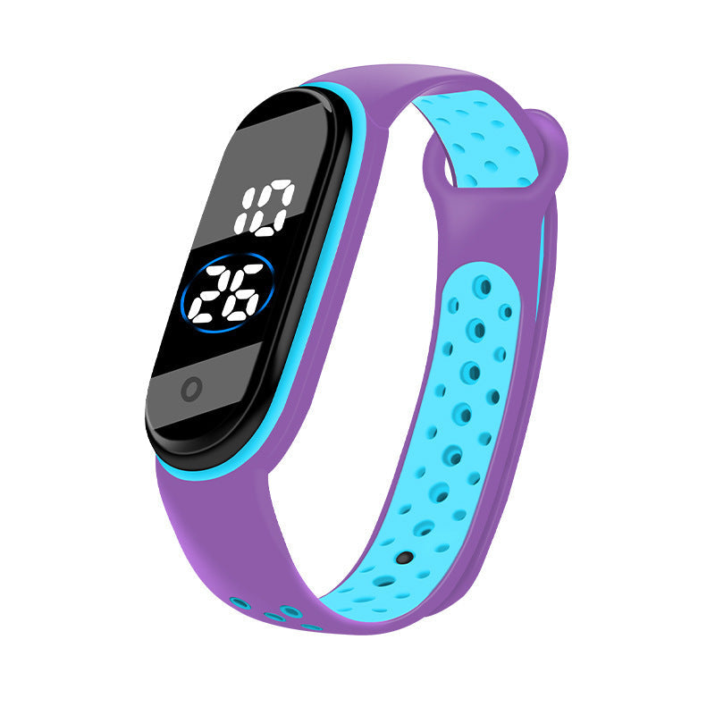 Youth Sports LED Student Watch Waterproof