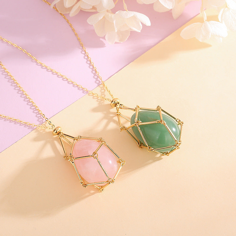 2023 Spring Crystal Pendant Necklace