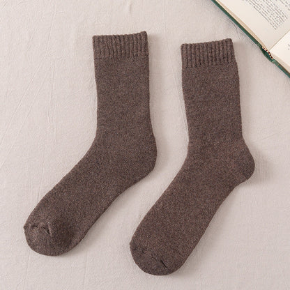Winter Warm Wool Fleece Lined Mens Socks