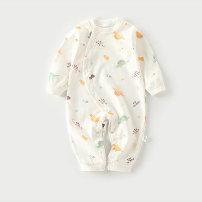 Autumn Thin Baby Pajamas And Baby Onesies