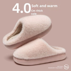 Non-slip Couple Winter Insulated Cotton-padded Shoes Men