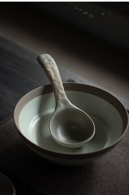 Stoneware Soup Spoon Household Coffee Spoon