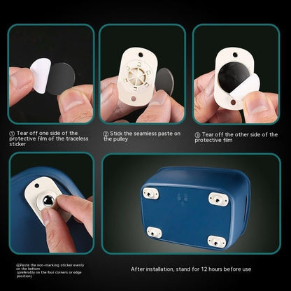 Adhesive Ball Pulley Universal Wheel