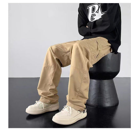 Windproof Waterproof Men's Straight Winter Pants