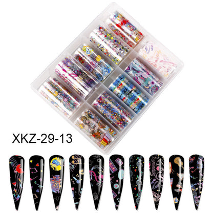Butterfly Laser Star Nail Transfer Paper