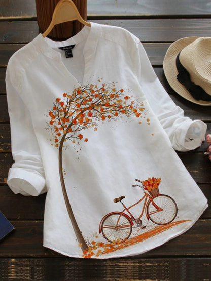 Summer Online Hot Sexy Print Loose Women's Wear Shirt For Women