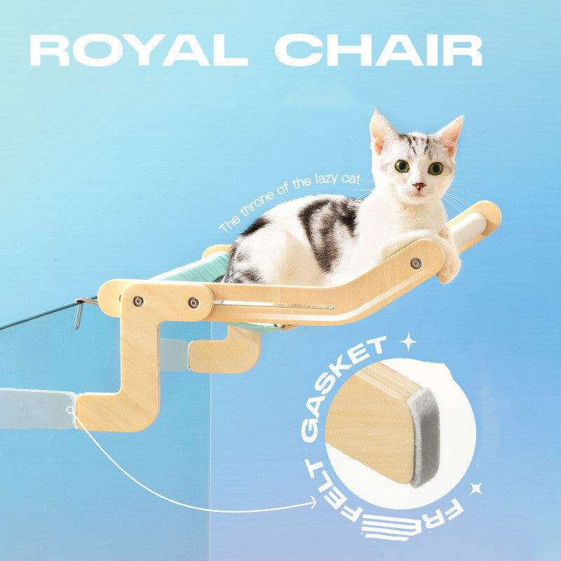 Cat windowsill suspended hammock bed