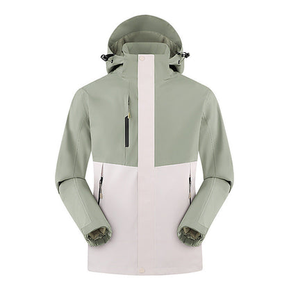 Outdoor Windproof Mountaineering Stitching Jacket