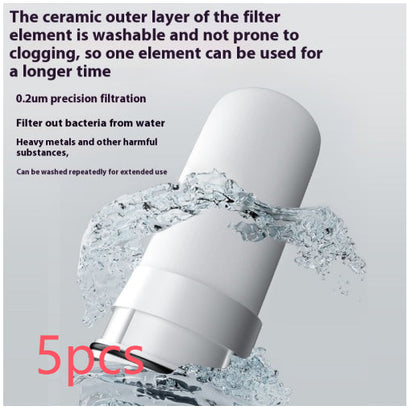 Installation-free Faucet Water Purifier Purification Direct Drink Front Filter Household One Machine Two