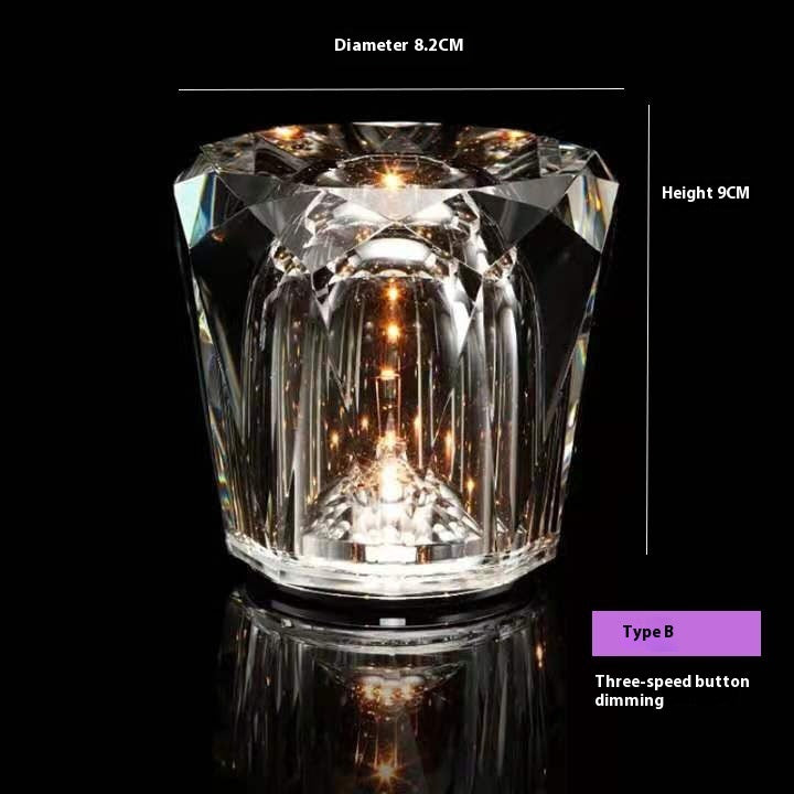 Crystal Charging Lamp Bar Restaurant And Cafe Ambience Light