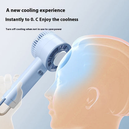 Summer Gadget Handheld Turbo Jet Fan Mini Portable Ice Cold Fan Generation Brushless Motor Wind High Speed Duct Fans Violent Blower