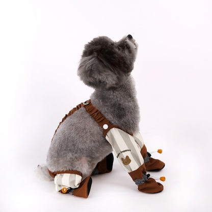 Autumn And Winter Dog Outing Dustproof Pants Skinny Clothes