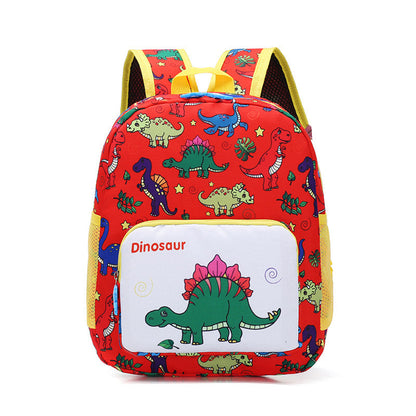 Dinosaur Cartoon Nylon Student Schoolbag for Children