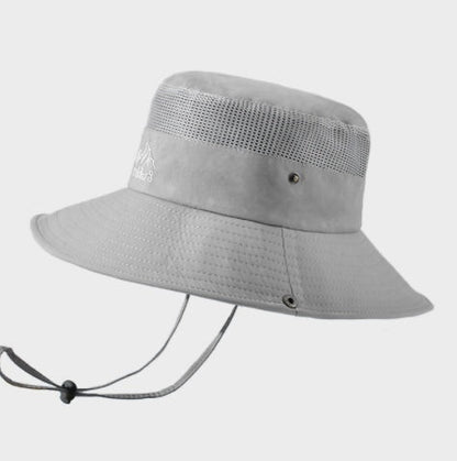Solid Color Big Brim Sun Hat Outdoor Protection