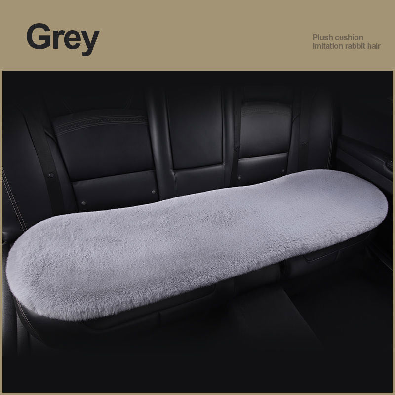 Car Seat Winter Plush Single Seat Square Cushion