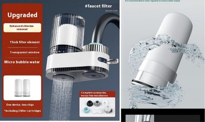 Installation-free Faucet Water Purifier Purification Direct Drink Front Filter Household One Machine Two