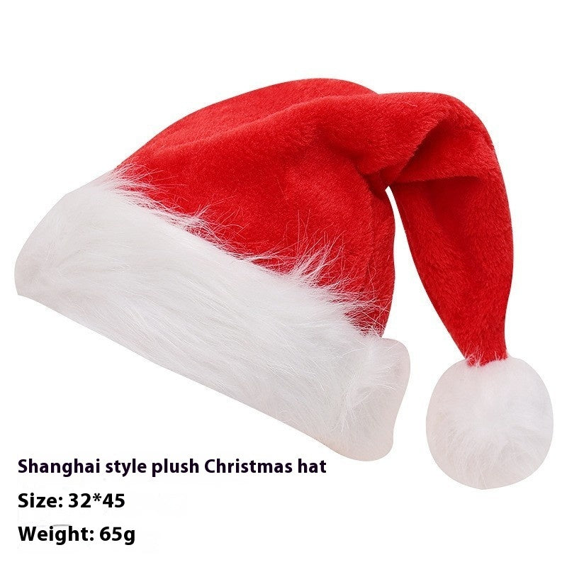 Christmas Decoration Supplies Dress Up Plush Bonnet