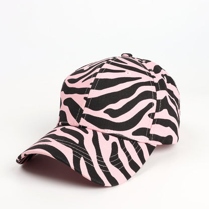 Cartoon Printed Curved Brim Baseball Cap Sun Hat