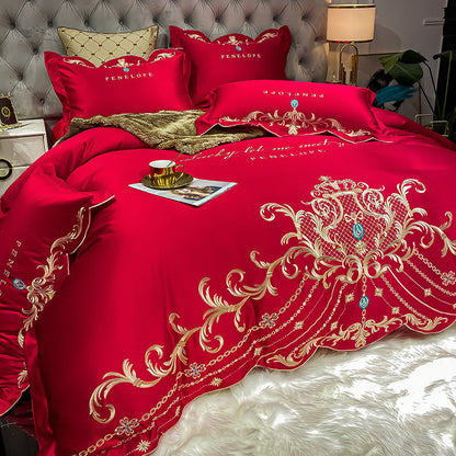 Ice Silk Quilt Bed Sheet Set