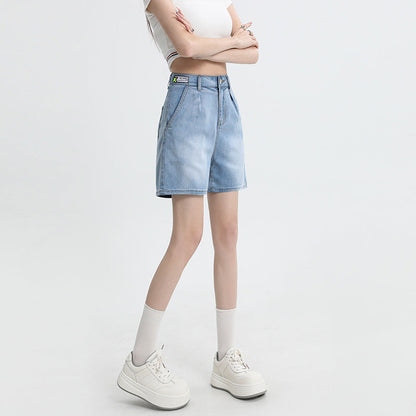 Summer Ultra-thin Tencel Lyocell Denim Shorts