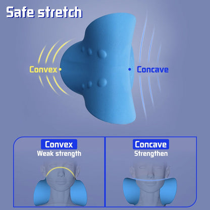 Cervical Neck Stretcher Muscle Relaxation Pillow
