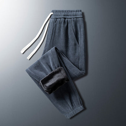 Men's Corduroy Plush Sanitary Pants