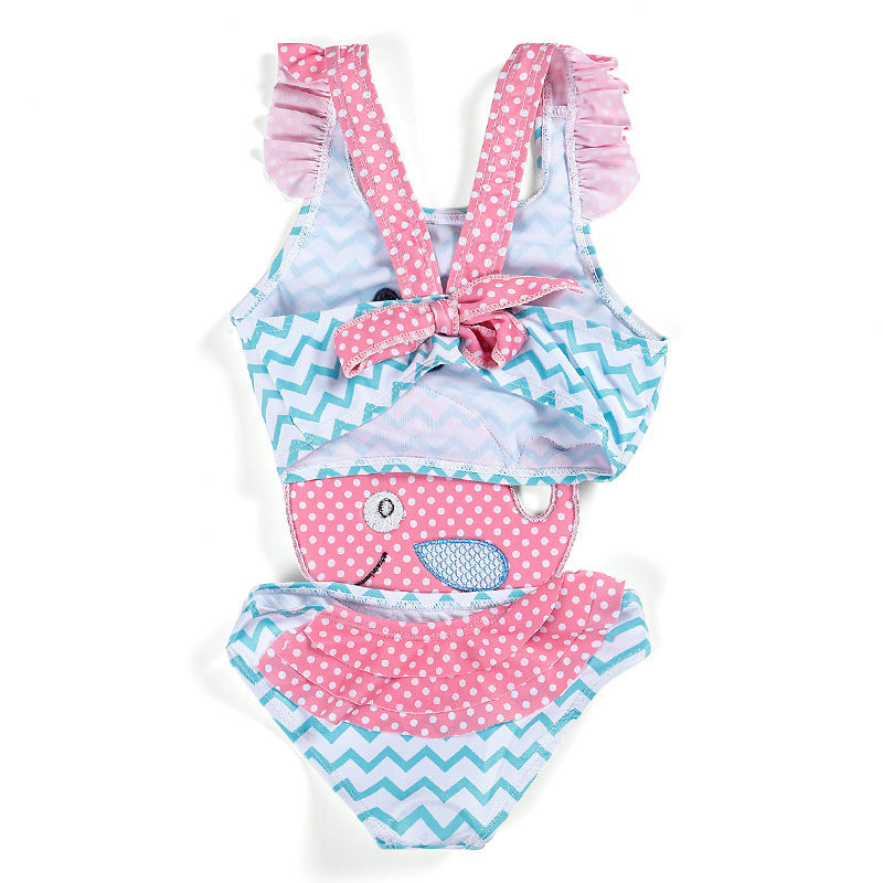 Baby Girls' Watermelon One-Piece Swimsuit