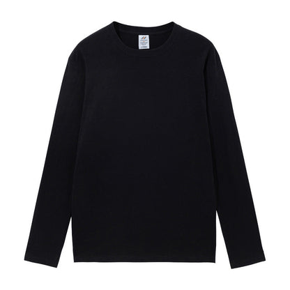 Cotton Long Sleeve Loose Pure White Casual Top