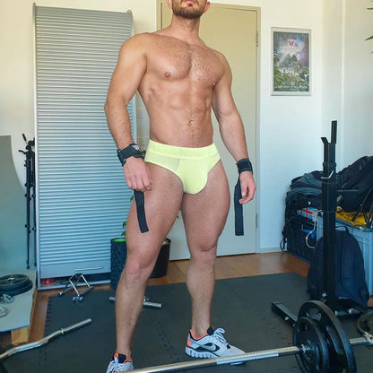 Men's Sexy Breathable Embossed Briefs