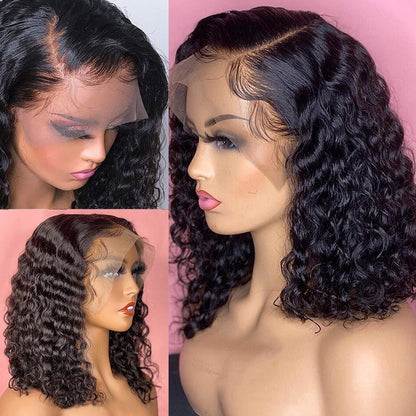 Deep Wave Transparent Lace Front Wig