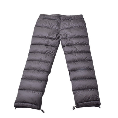 Men's Black Winter Hiking Down Trousers