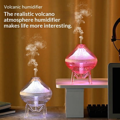 Desktop Volcanic Atmosphere Lamp Crack Humidifier Silent Spray