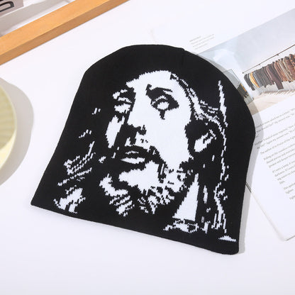 Fashion Fashion Warm Keeping Jacquard Knitted Hat