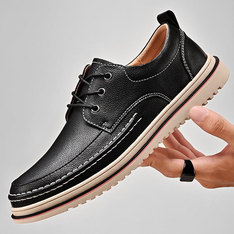British Style Handmade Genuine Leather Martin Boots