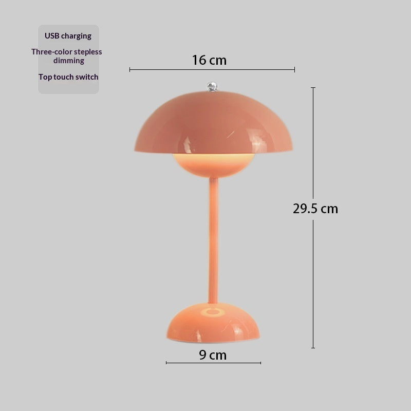 Retro Bud Table Lamp Atmosphere Wireless Charging Table Lamp