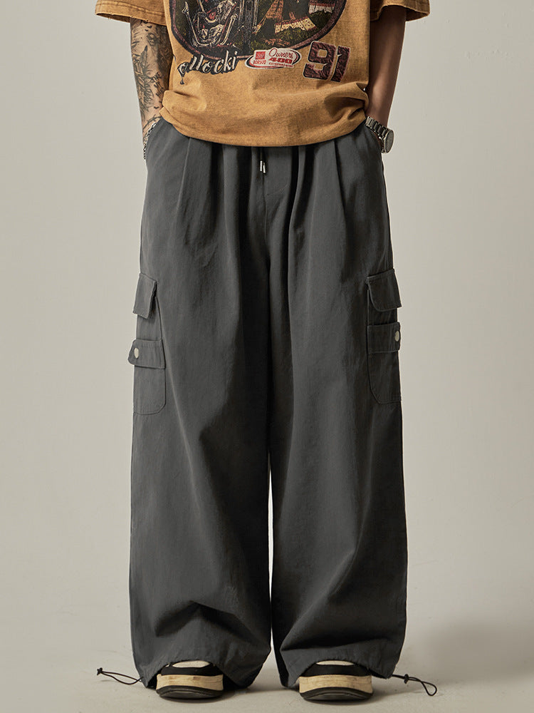 Men's Trendy All-Match Loose Wide-Leg Pants