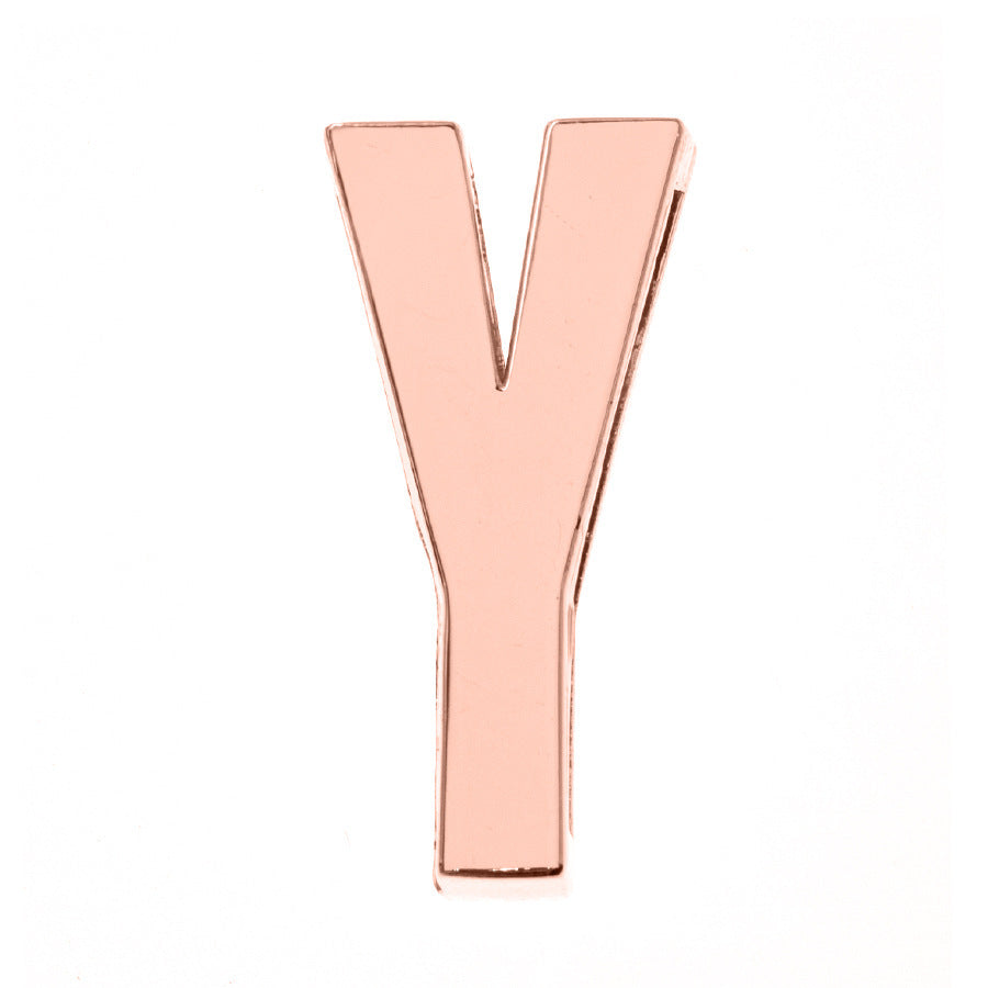 DIY Letter Keychain Glossy Ornament Accessories