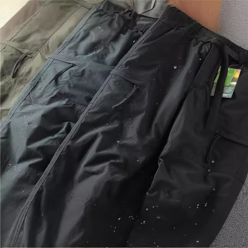Windproof Waterproof Men's Straight Winter Pants