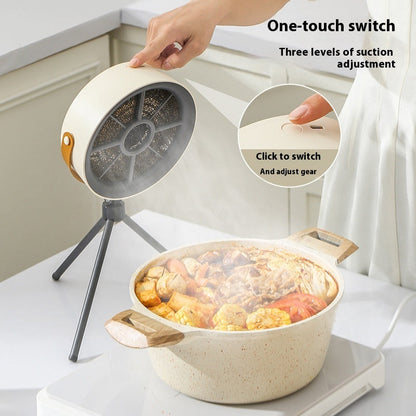 Household Portable Desktop Large Wind Power Small Range Hood